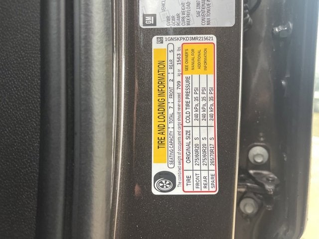 2021 Chevrolet Tahoe Z71