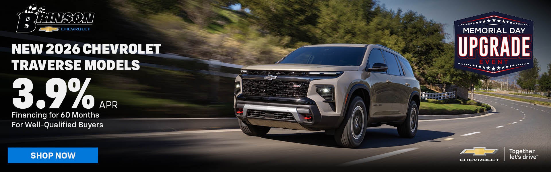 NEW 2026 CHEVROLET TRAVERSE MODELS
