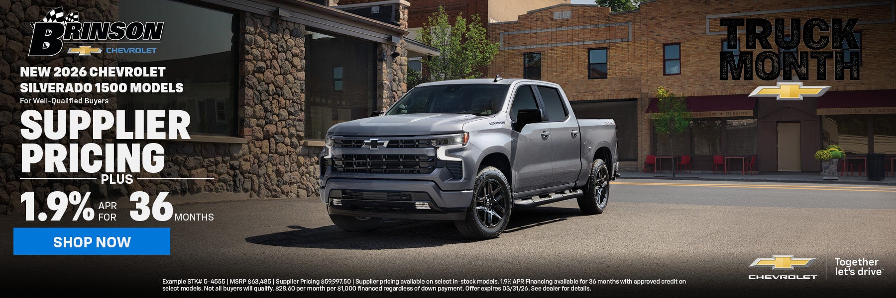 NEW 2026 CHEVROLET SILVERADO 1500 MODELS